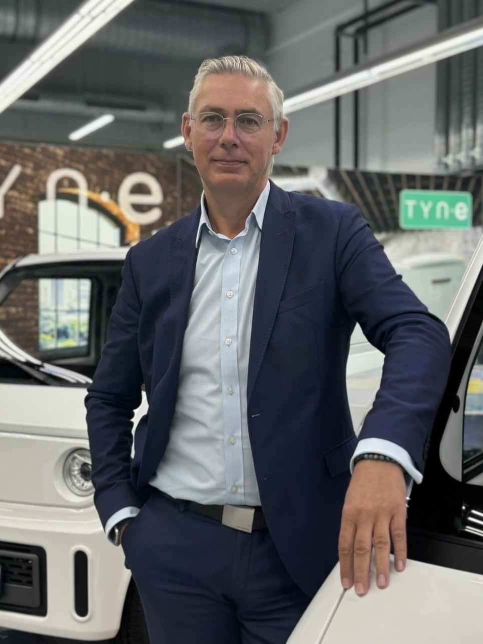 Markus B. F. Graf, CEO of TYN-e Europe GmbH, in the TYN-e showroom