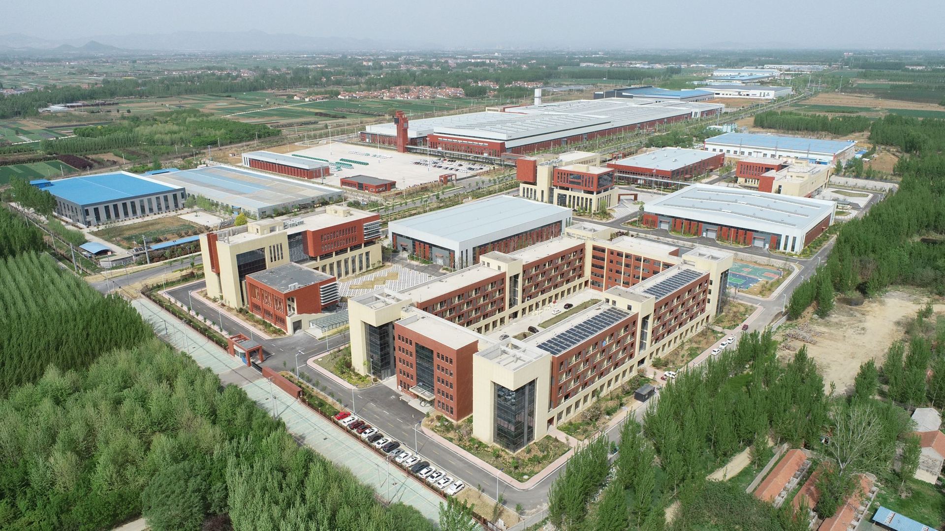 Aerial view of the TYN-e production facility